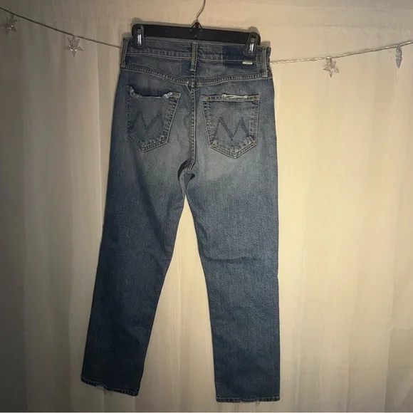 👖 Mother Jeans The Tomcat Straight Leg Size 26 – We All Scream Wash Distressed - Picture 5 of 8